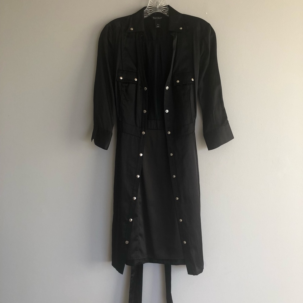 White House Black Market Snap Button Dress Size 4